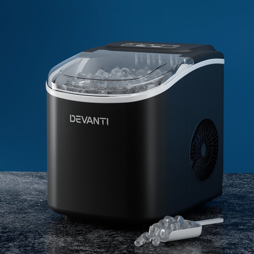 Devanti 12kg Portable Ice Cube Maker Machine