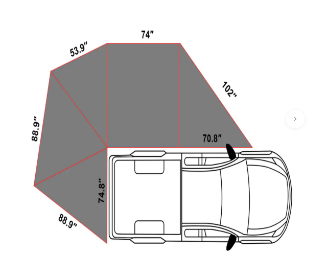 Sidewalls Kit Only: OPENROAD 270 Degree Awning PLUS