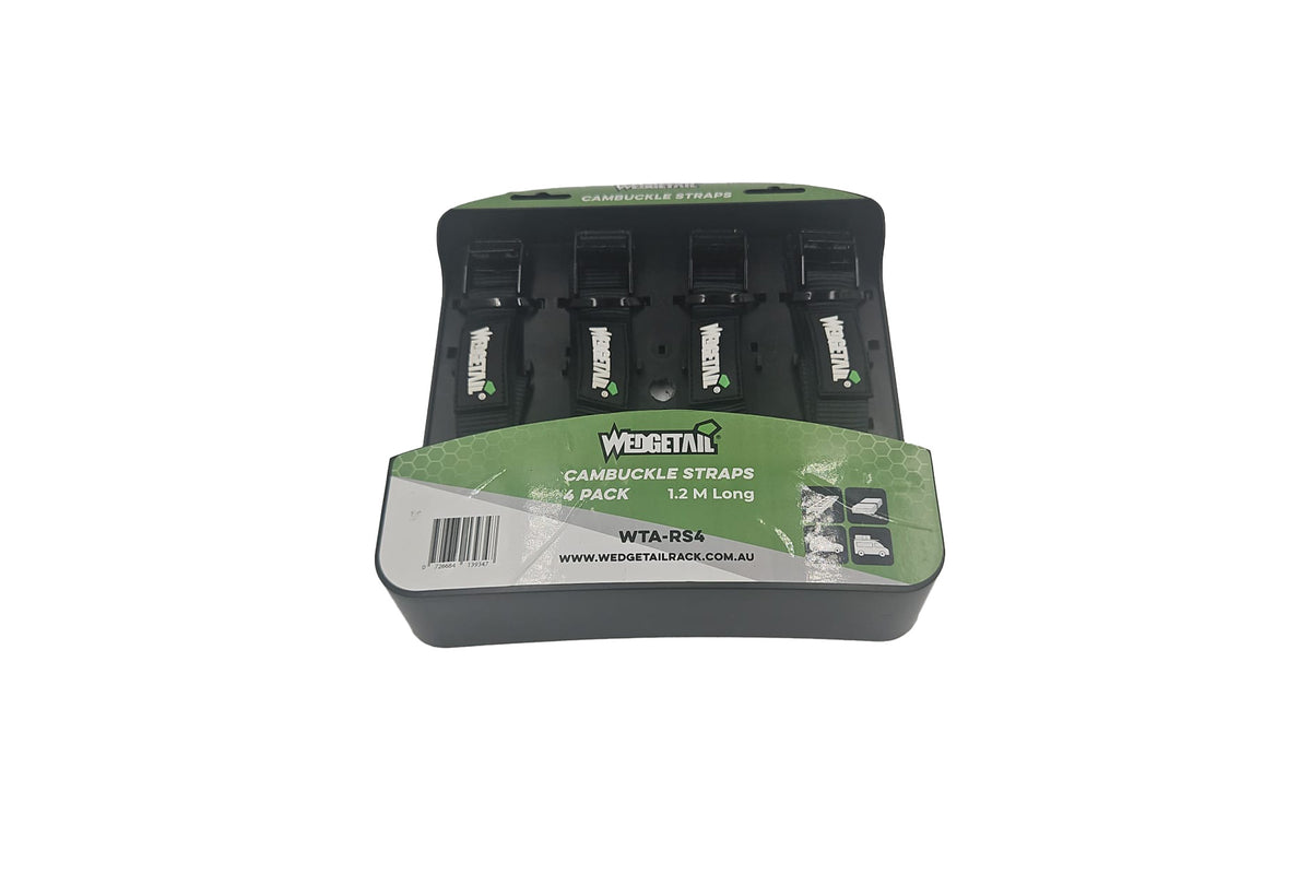 Wedgetail Adventure Accessory Cambuckle Strap 4 Pack 1.2m Long