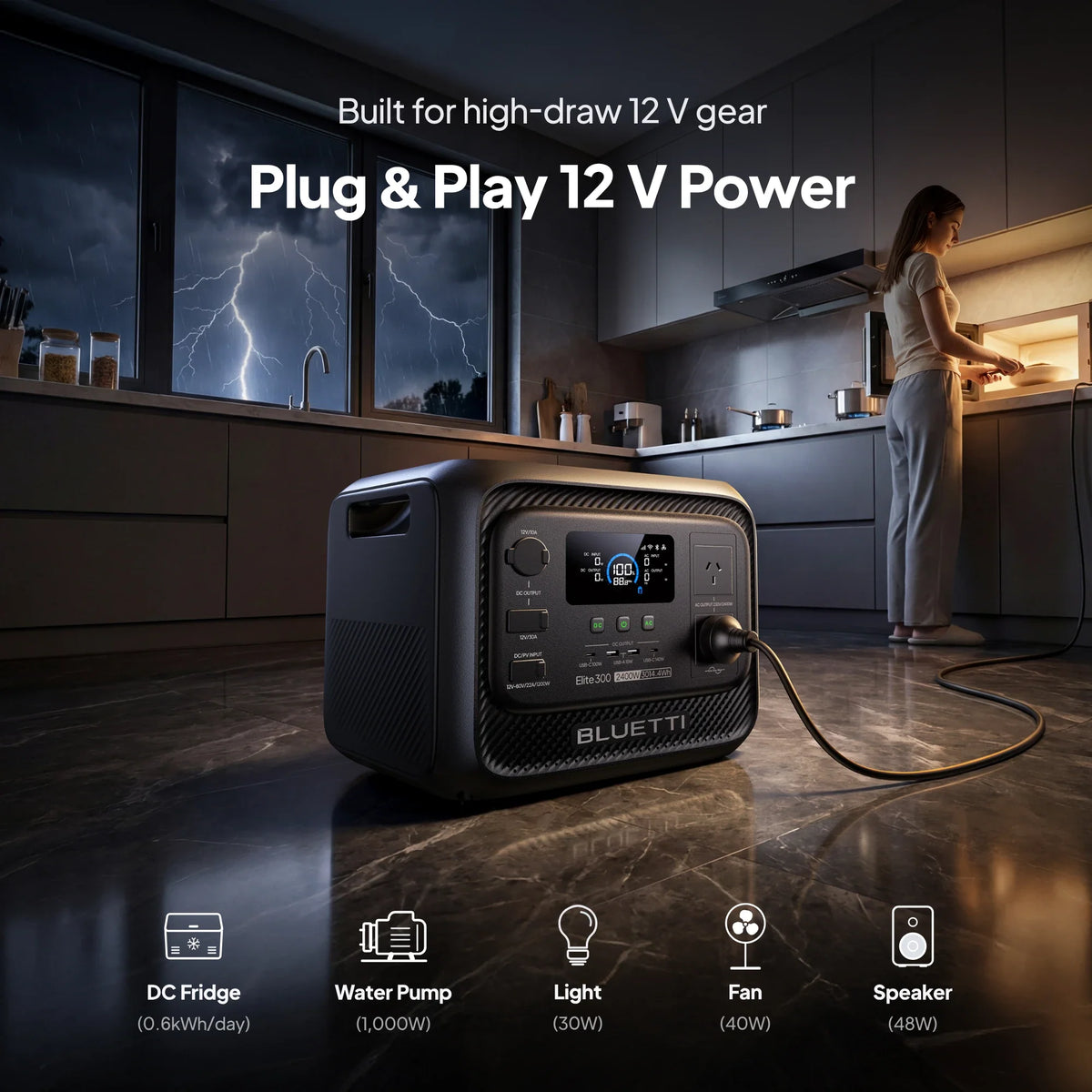 BLUETTI Elite 300 Portable Power Station | Off Track HQ