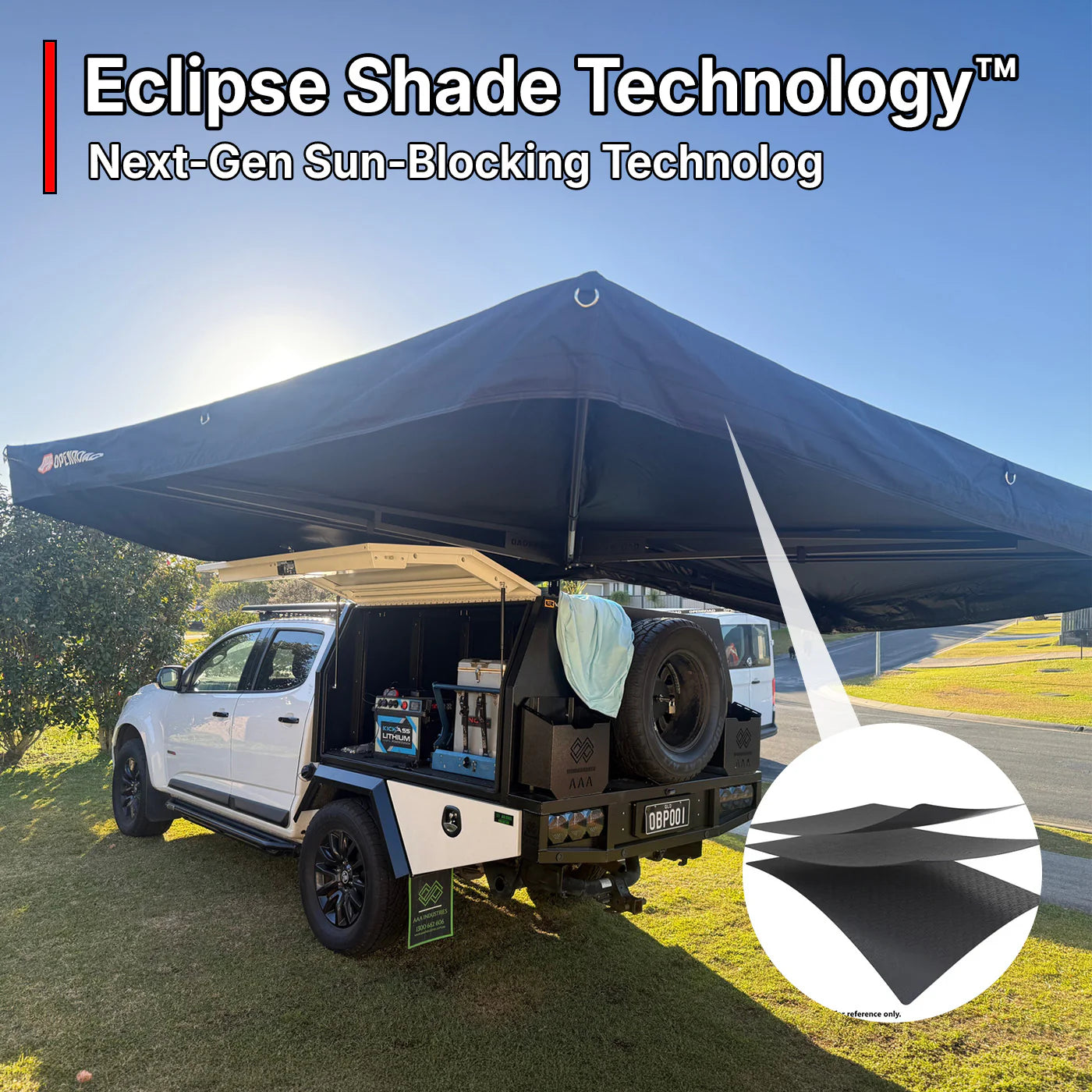 OPENROAD 270 Degree Awning With Zippered D-Door