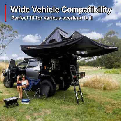 OPENROAD 270 Degree Awning With Zippered D-Door