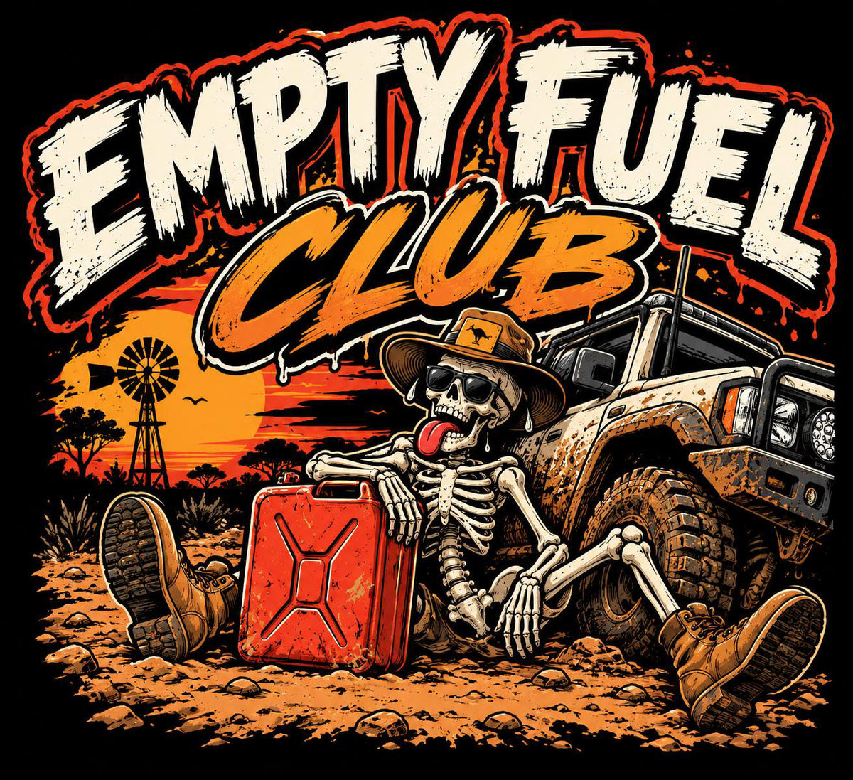 Empty Fuel Club T-Shirt Men