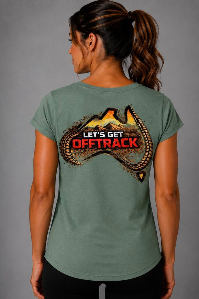 Lets get Off Track T-Shirt Womens