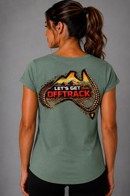 Lets get Off Track T-Shirt Womens