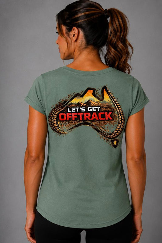 Lets get Off Track T-Shirt Womens