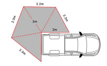 Awning: OPENROAD 270 Free Standing Awning
