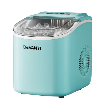 Devanti 12kg Portable Ice Cube Maker Machine