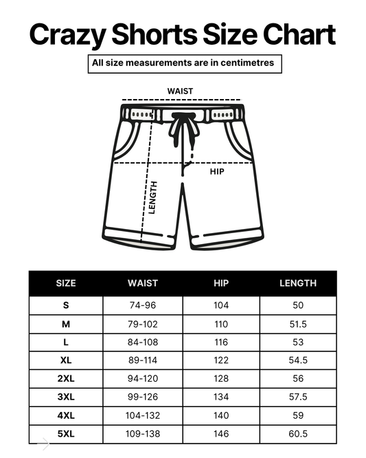 CRAZY SHORTS "GOING BANANAS"