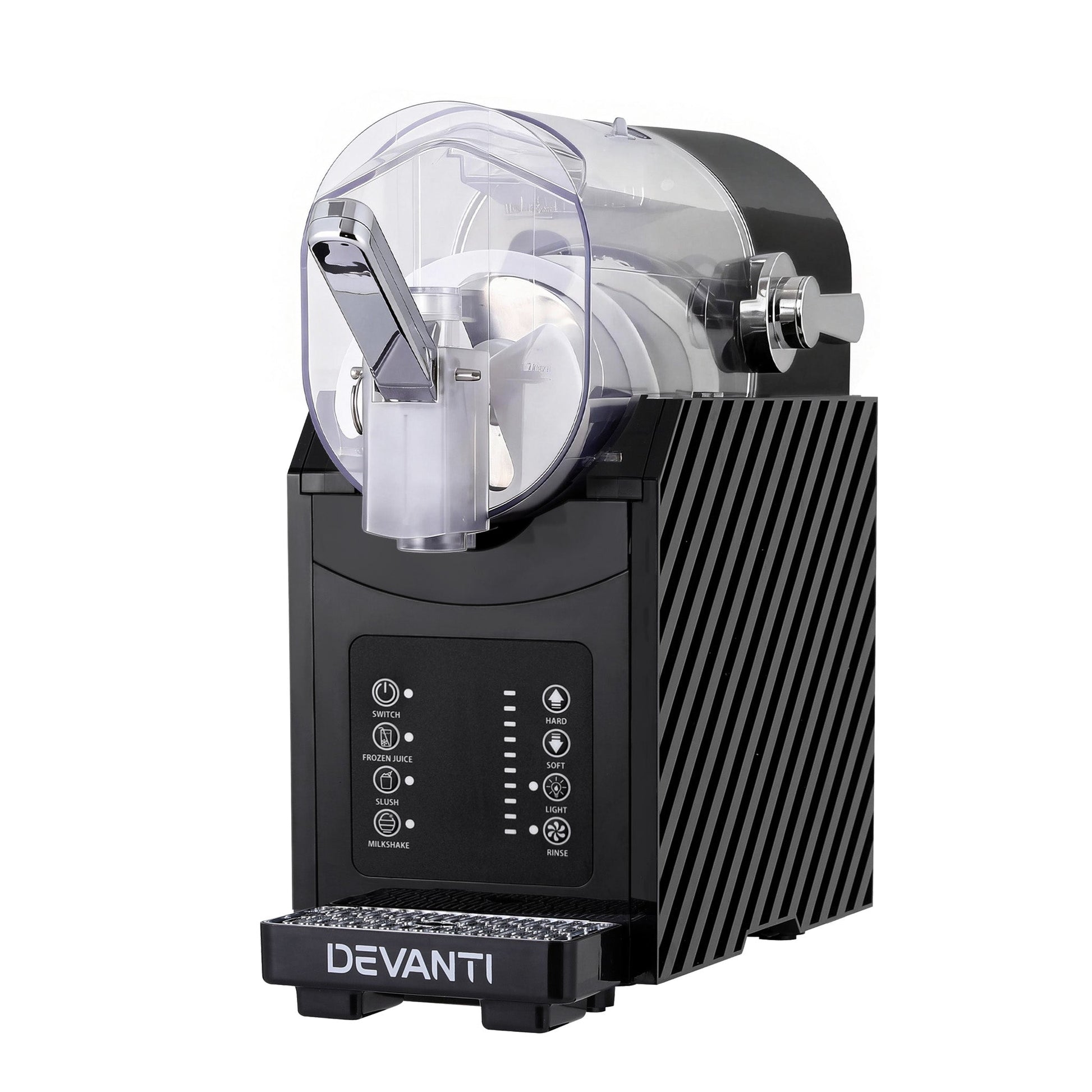 Devanti 1.8L Slushie Machine Maker Frozen Smoothies Milkshakes Black-3