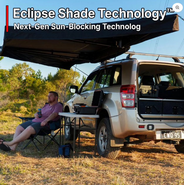 Awning: OPENROAD 180 Degree Awning Free Standing