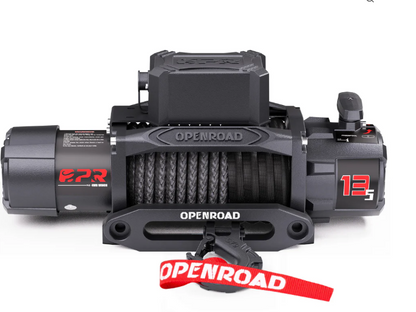 OPENROAD 13,500lb Electric Winches with Synthetic Rope