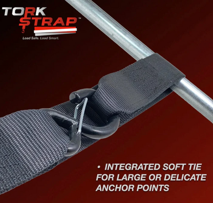 TorkStrap HD750 | Spring Loaded Tie Down Straps (980kg Break Strength)