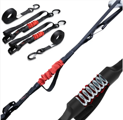 TorkStrap M500 | Spring Loaded Tie Down Straps (680kg Break Strength)