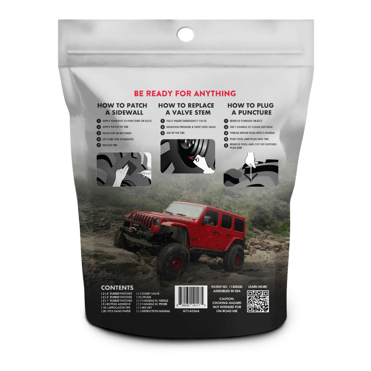 Complete Tyre Repair Kit Gluetread Australia