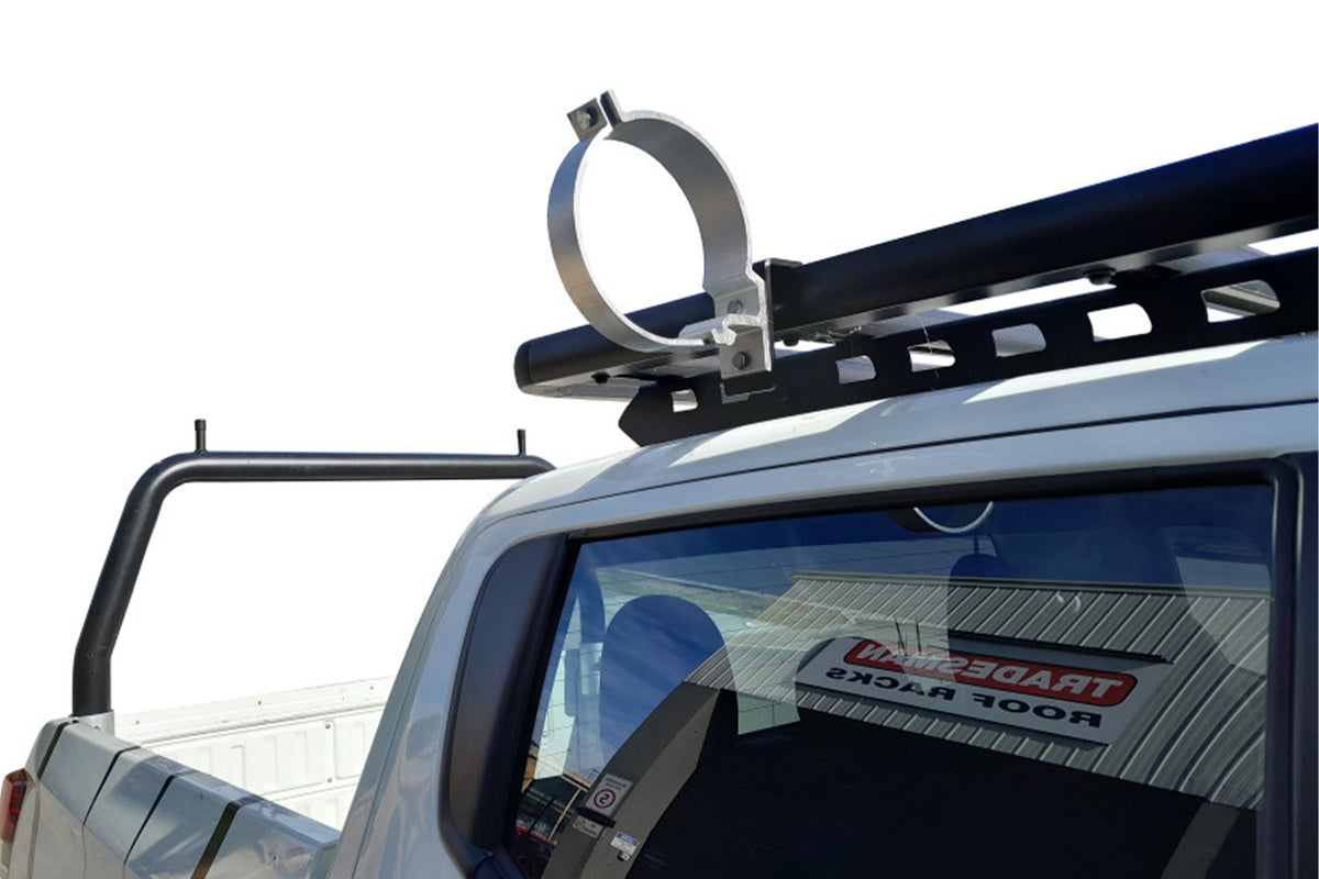 Wedgetail Adventure Accessory 150mm Conduit Carrier Caps And 3 Brackets Side Mount, No Pipe