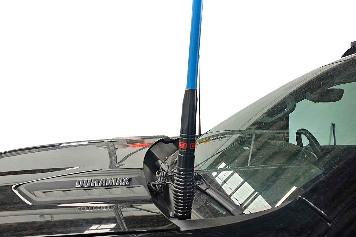 Wedgetail Adventure Accessory Chevrolet Silverado, Passenger Side Bonnet Aerial Mount