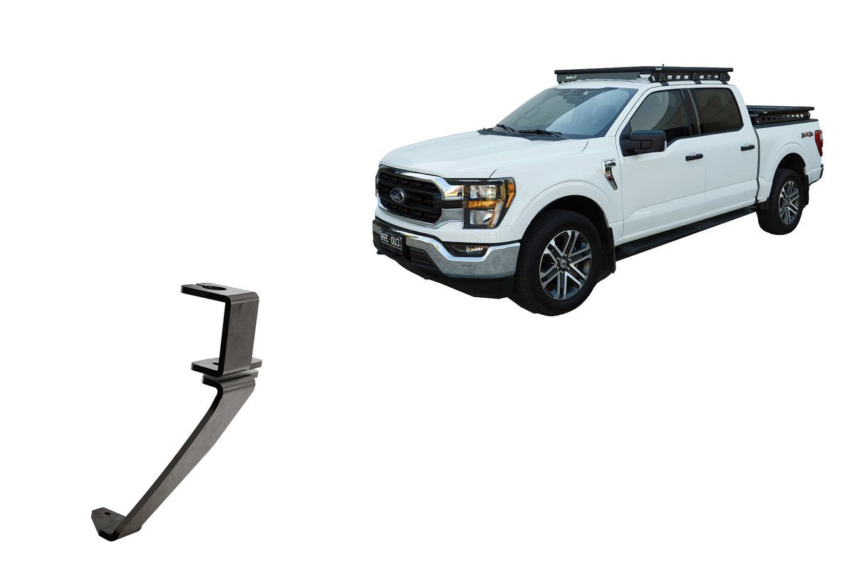 Wedgetail Adventure Accessory Ford F150, Passenger Side Bonnet Hinge Aerial Mount