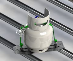 Wedgetail Adventure Accessory Gas Bottle Holder Suitable For 4.5 - 8.5kg Bottles