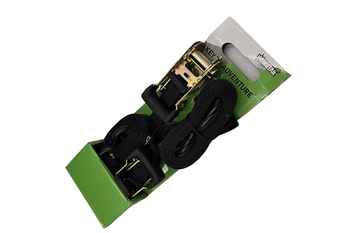 Wedgetail Adventure Accessory Ratchet Straps Pack Of 2 3.5 M