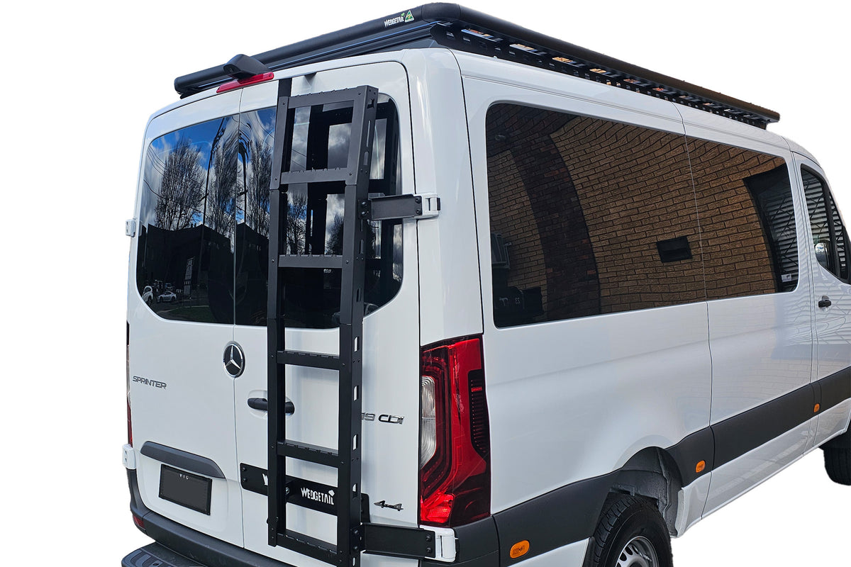 Wedgetail Adventure Accessory Rear Ladder Suit Drivers Side (180 Degree Hinge Vehicles Only)