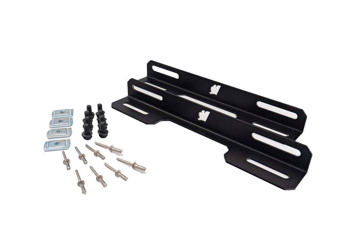 Wedgetail Adventure Accessory Solar Panel Bracket Pair Suits Up To 1000 Mm In Length