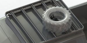 Wedgetail Adventure Accessory Spare Wheel Carrier