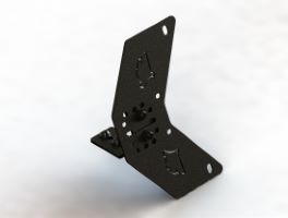 Wedgetail Adventure Accessory Recovery Wing Tracks Bracket To Sit On Side Of Rack(Suits Maxtrax And New Treds Only) - No Pins Included