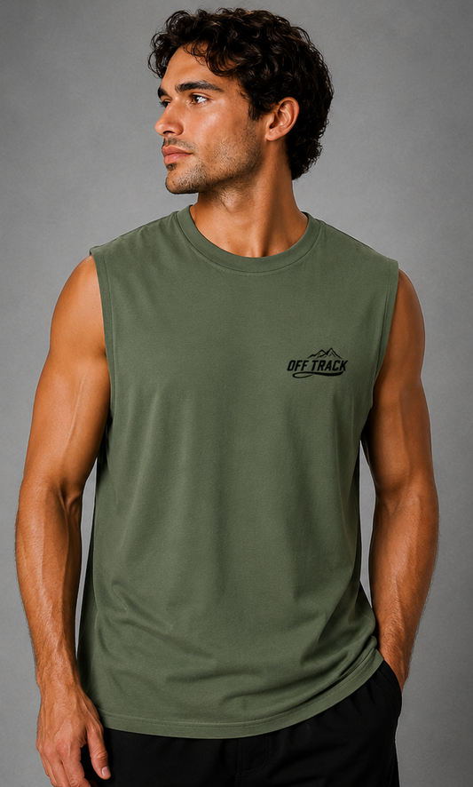 Off Track Logo Tank Men