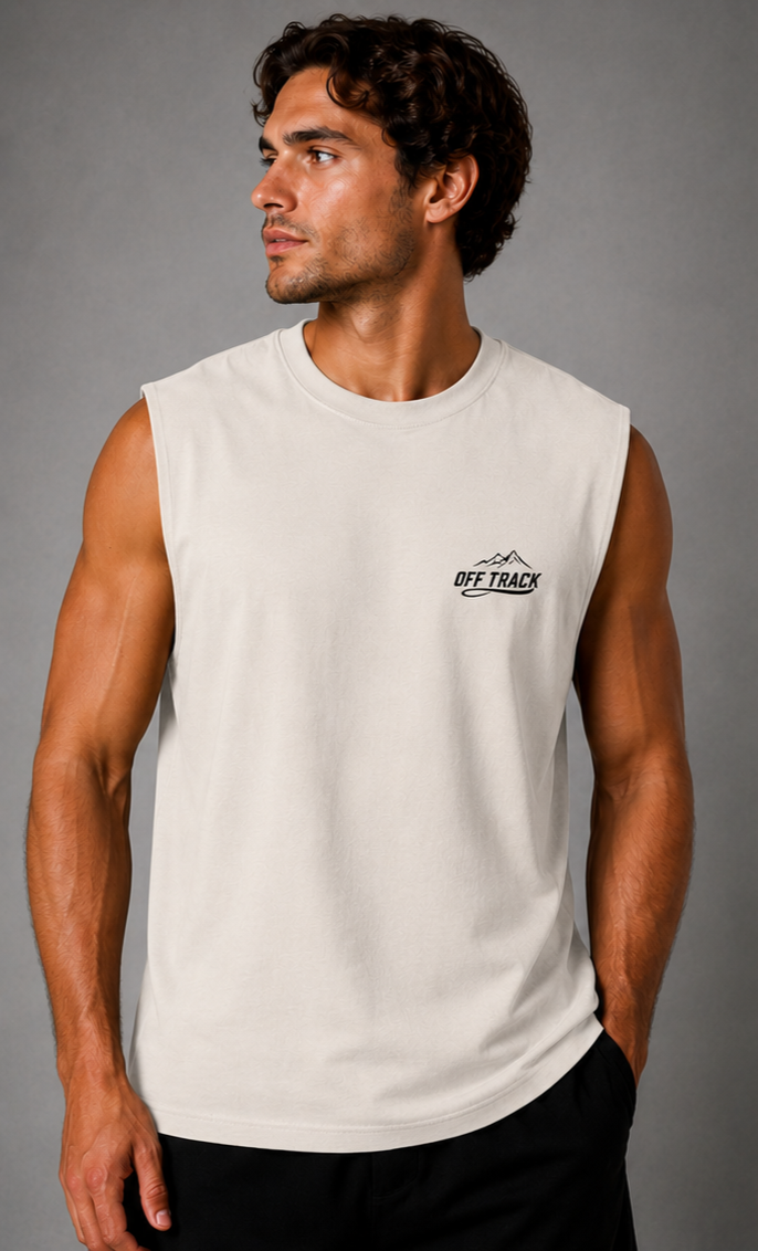 Off Track Logo Tank Men