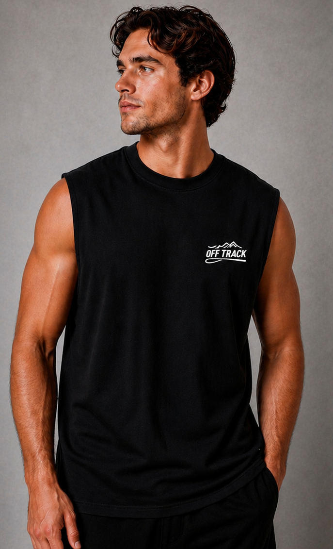 Off Track Logo Tank Men