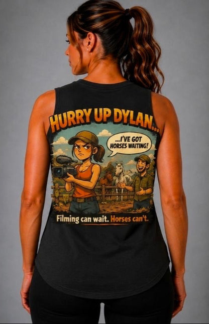 The Horses Are Waiting Tank Womens