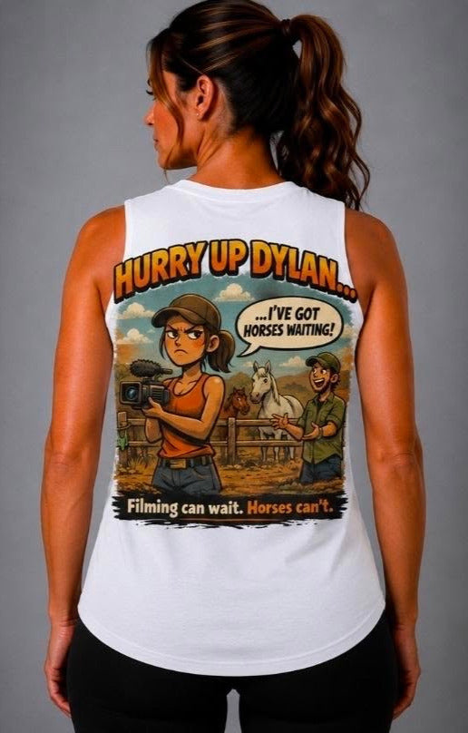 The Horses Are Waiting Tank Womens