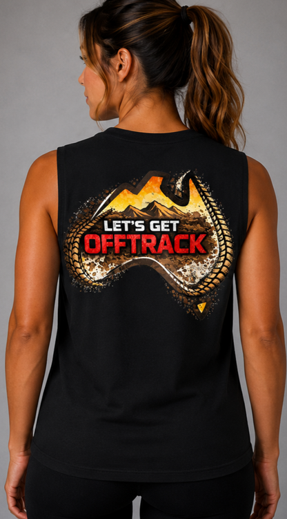 Lets get Off Track Tank Womens