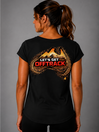 Lets get Off Track T-Shirt Womens