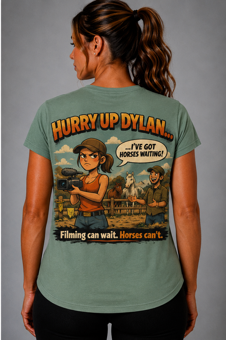 The Horses Are Waiting T-Shirt Womens