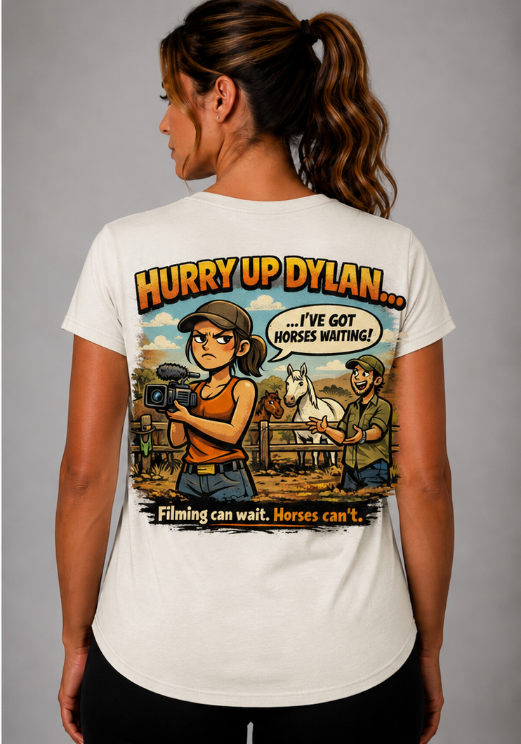 The Horses Are Waiting T-Shirt Womens