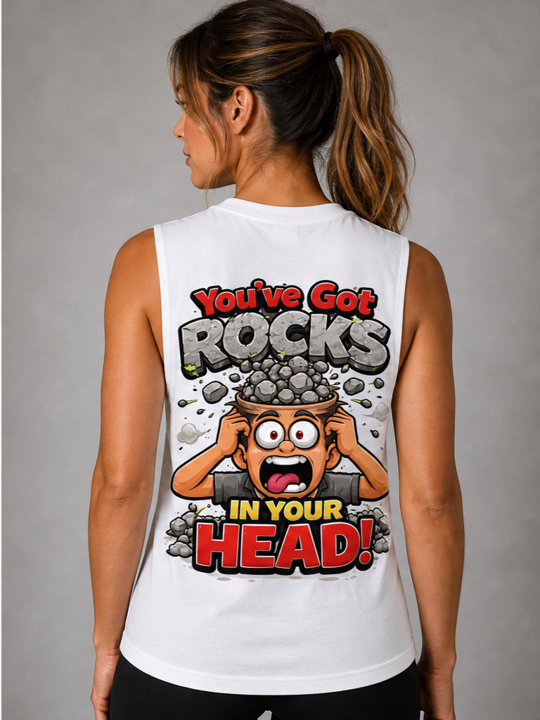 Rocks In Your Head Tank  Womens