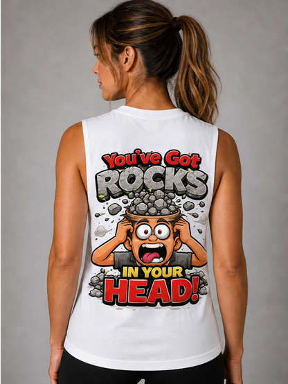 Rocks In Your Head Tank  Womens