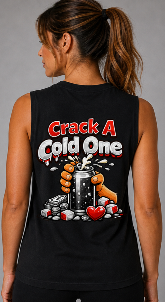 Crack a Cold One Tank Womens