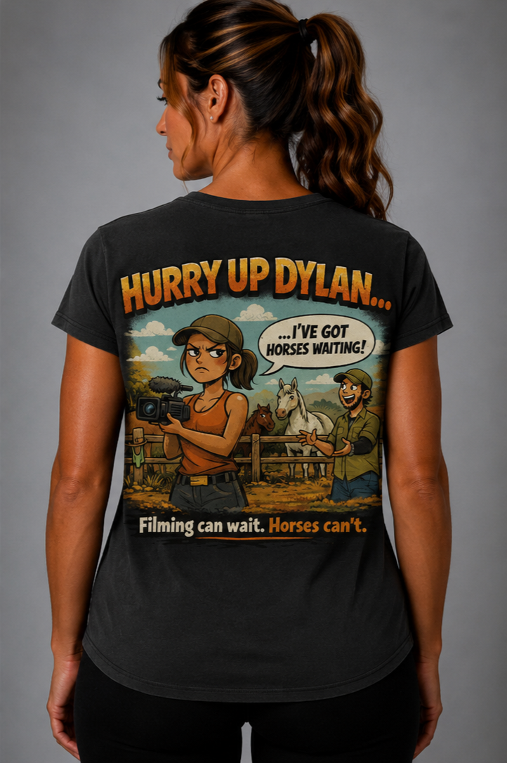 The Horses Are Waiting T-Shirt Womens