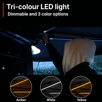 OPENROAD 270 Degree Awning Plus With Zippered D-Door