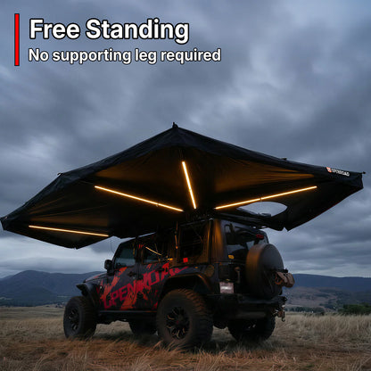 OPENROAD 270 Degree Awning Plus With Zippered D-Door