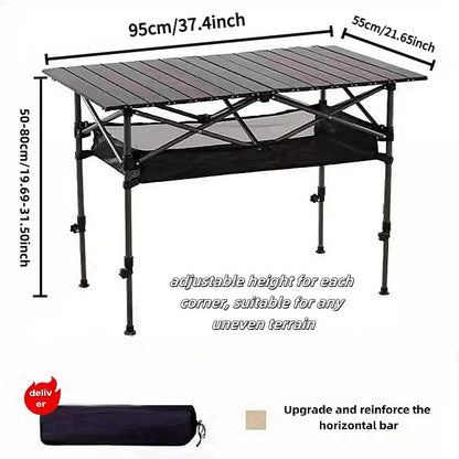 Iron Folding Camping Table-1