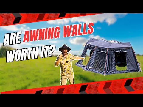 OPENROAD 180 Degree XL Awning Free Standing Side Walls